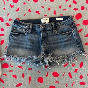 Frame Denim Blue Le Cutoff Shorts